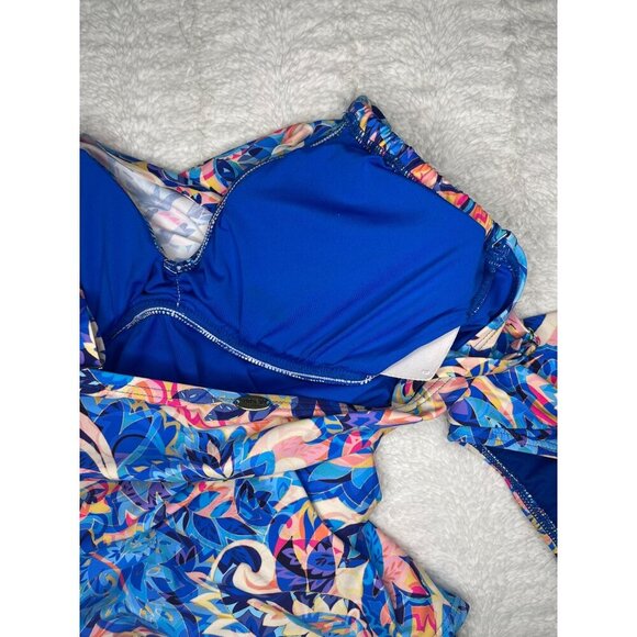 NEW Sunsets Simone Tankini Swimsuit Medium Gypsy Breeze Unforgettable Bottom - Picture 6 of 9